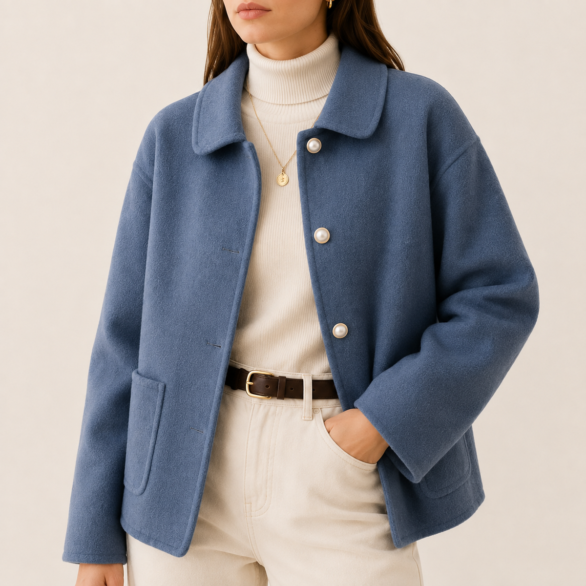 Clara Cashmere Crop Coat