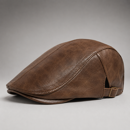 Hawthorne Leather Driving Cap