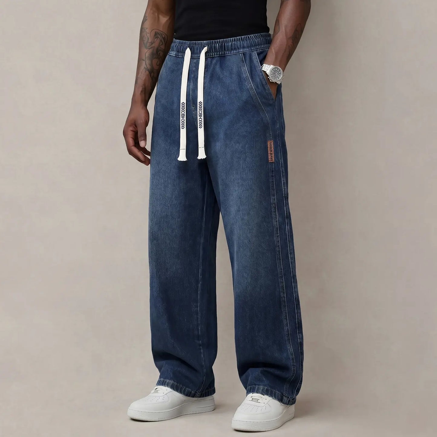 MEN'S STRETCHY COTTON JEANS