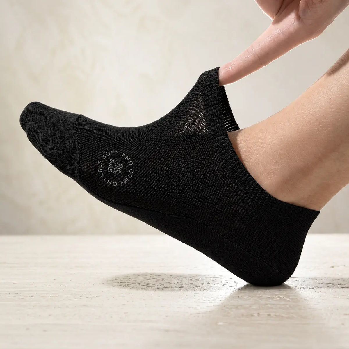 Breathable Reinforced No-Show Socks (6pcs Set)