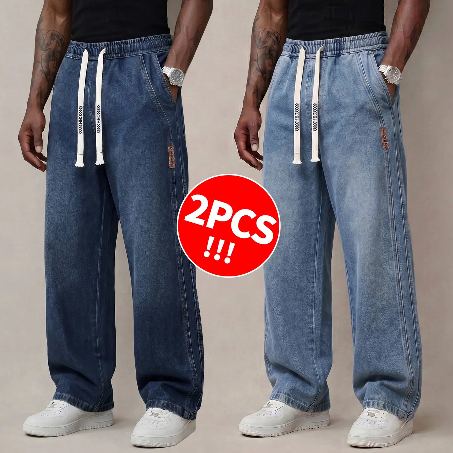 MEN'S STRETCHY COTTON JEANS