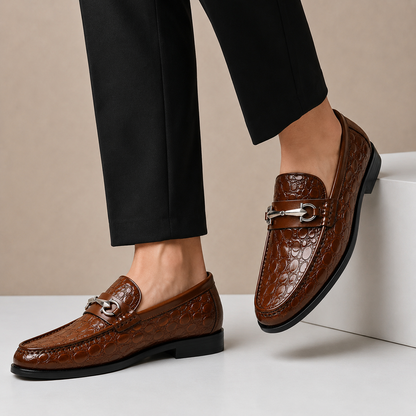 Dorvaro Cowhide Leather Loafers
