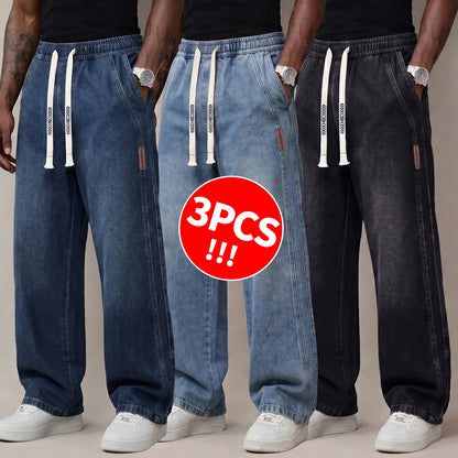 MEN'S STRETCHY COTTON JEANS