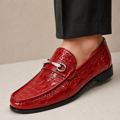 Dorvaro Cowhide Leather Loafers