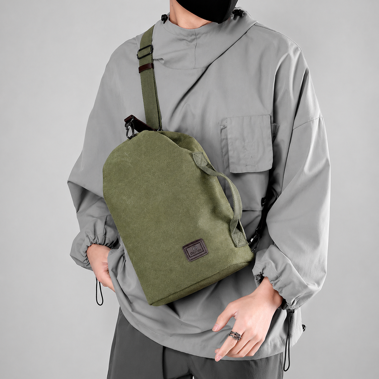 Atlas Canvas Sling Bag