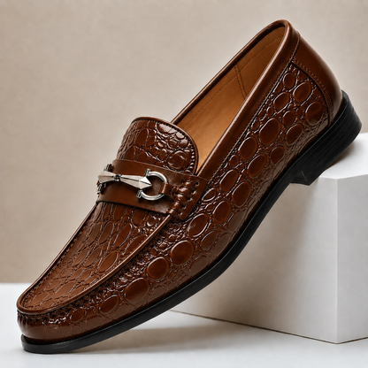 Dorvaro Cowhide Leather Loafers