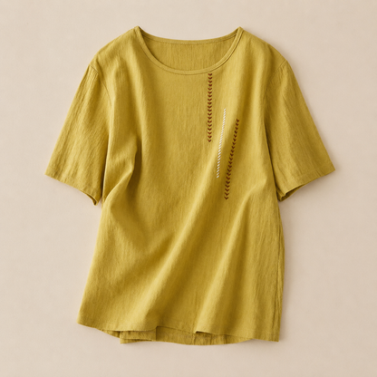 Iris Cotton Linen Blouse