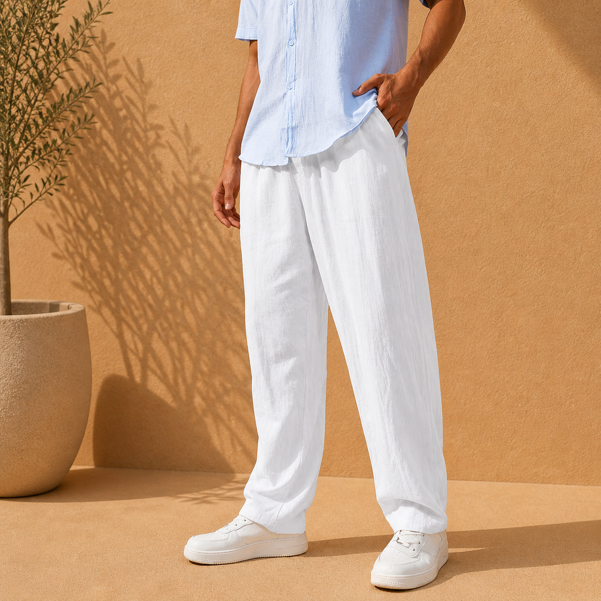 Arlo Cotton Linen Pants