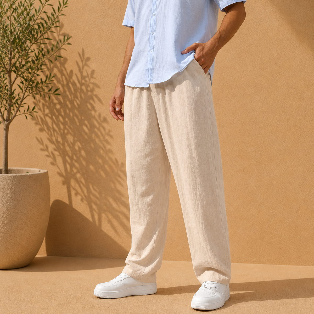 Arlo Cotton Linen Pants