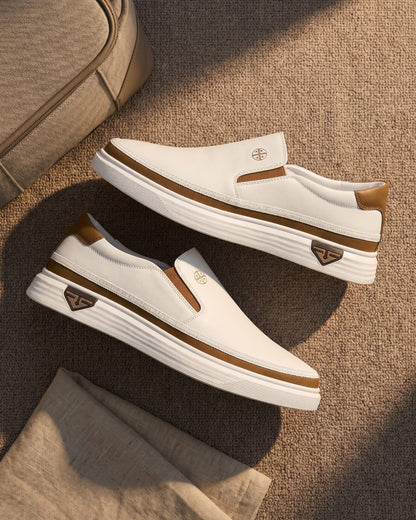 Alessio Leather Slip-Ons