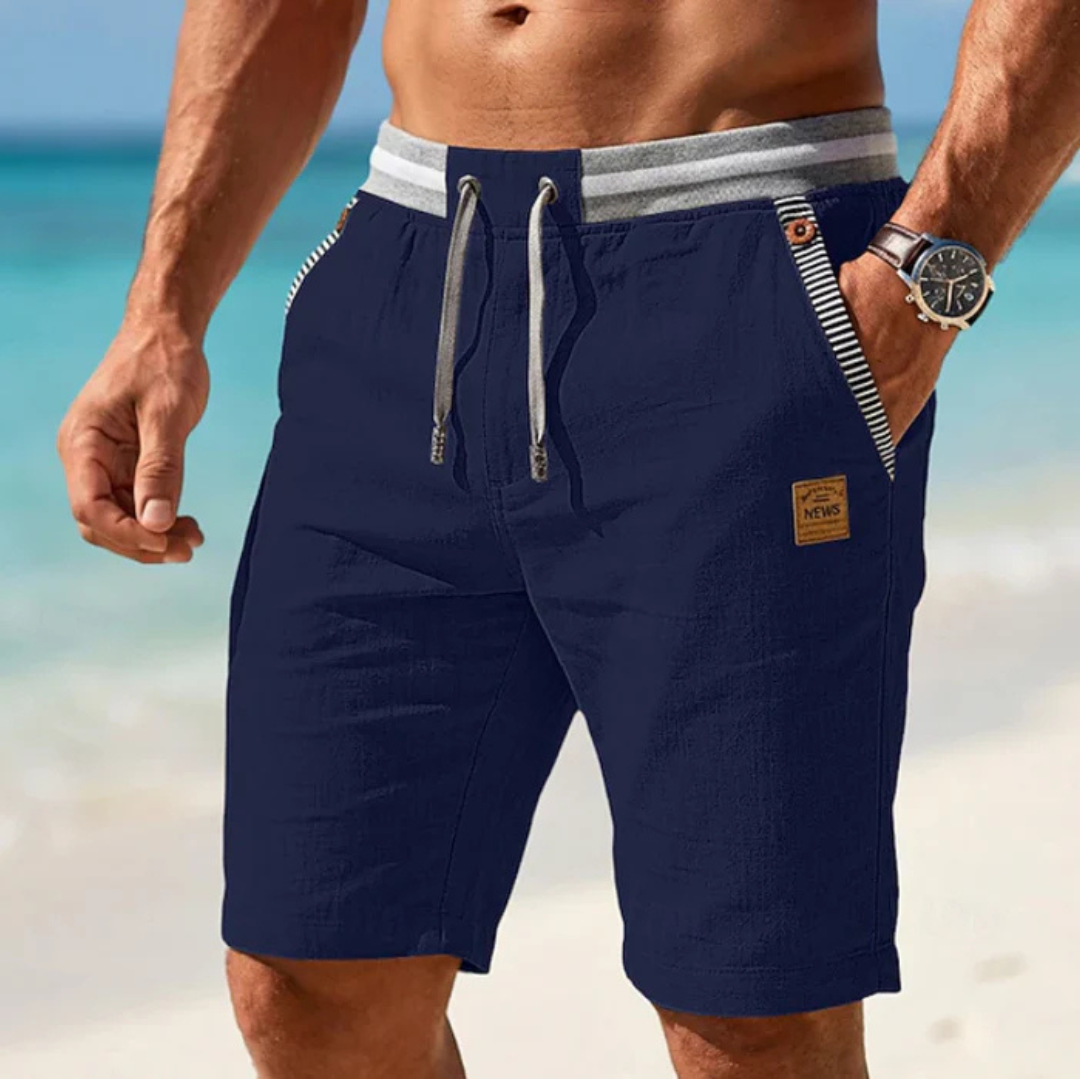 Leonardo | Lightweight summer shorts with an adjustable drawstring