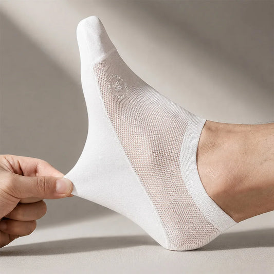 Breathable Reinforced No-Show Socks (6pcs Set)