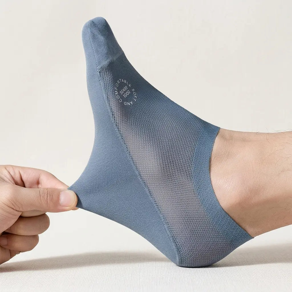 Breathable Reinforced No-Show Socks (6pcs Set)
