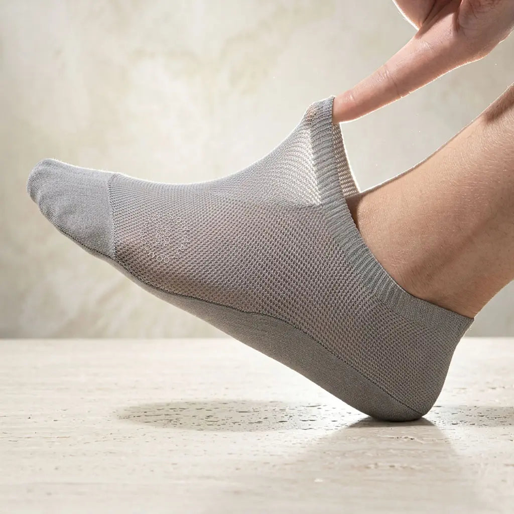 Breathable Reinforced No-Show Socks (6pcs Set)