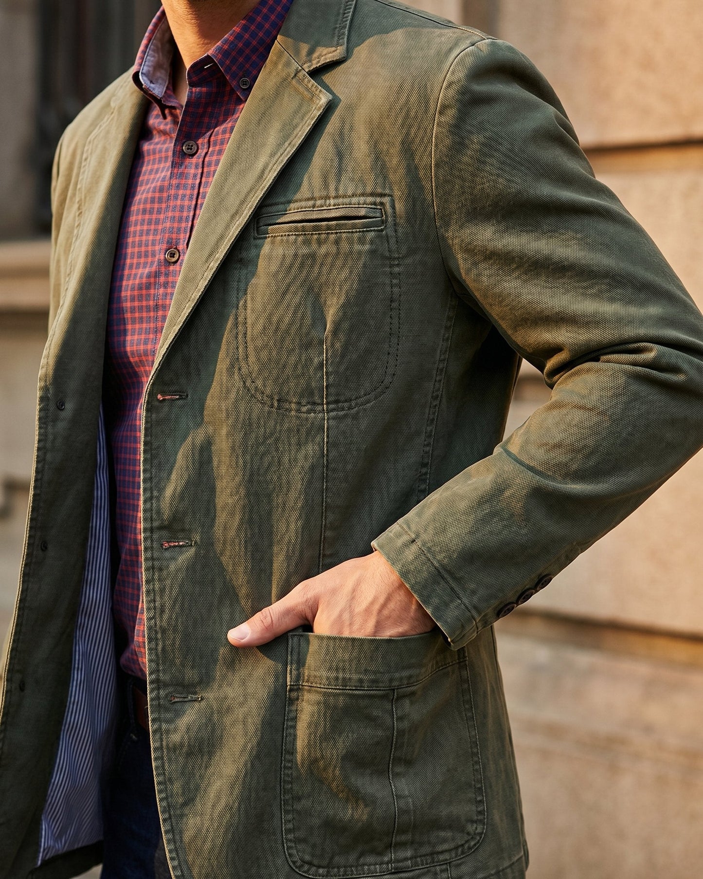 Salvatore Cotton Blazer