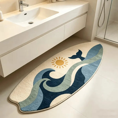 Whale Wave Rug