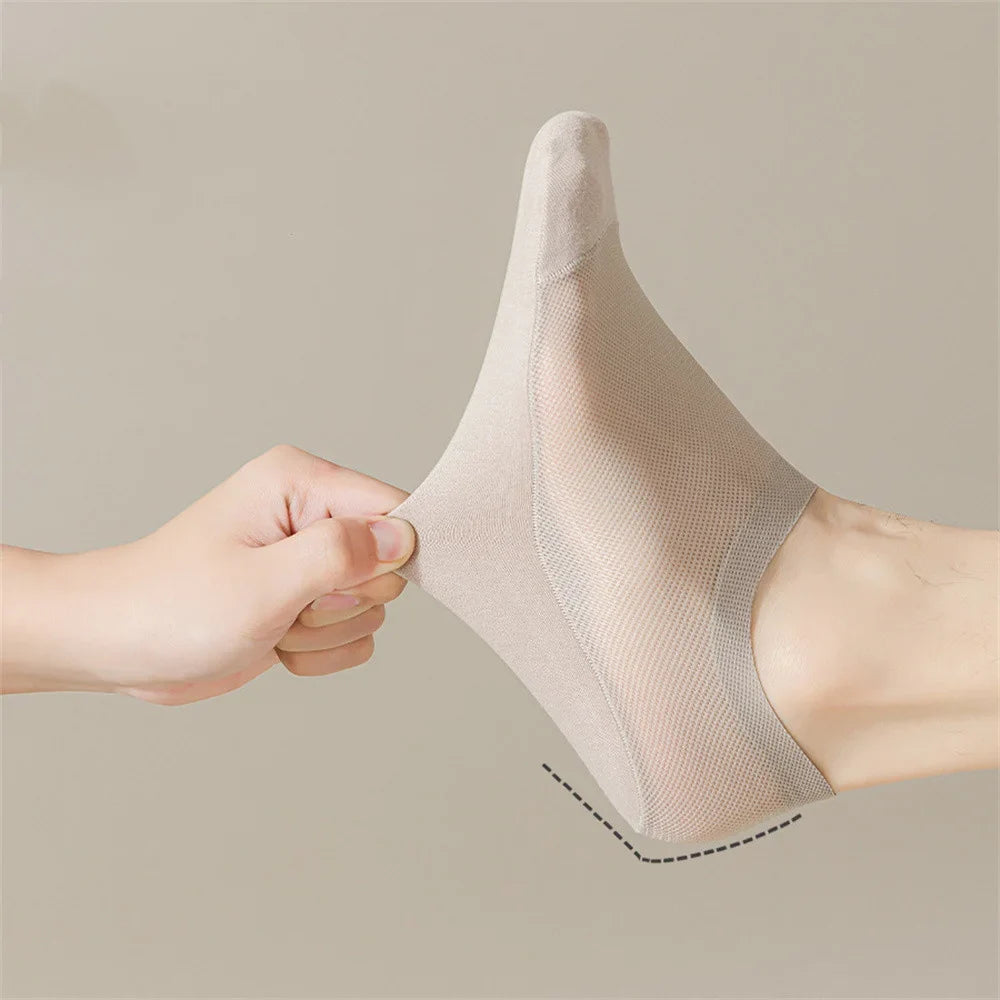 Breathable Reinforced No-Show Socks (6pcs Set)