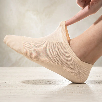 Breathable Reinforced No-Show Socks (6pcs Set)