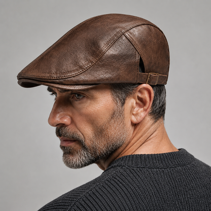Hawthorne Leather Driving Cap
