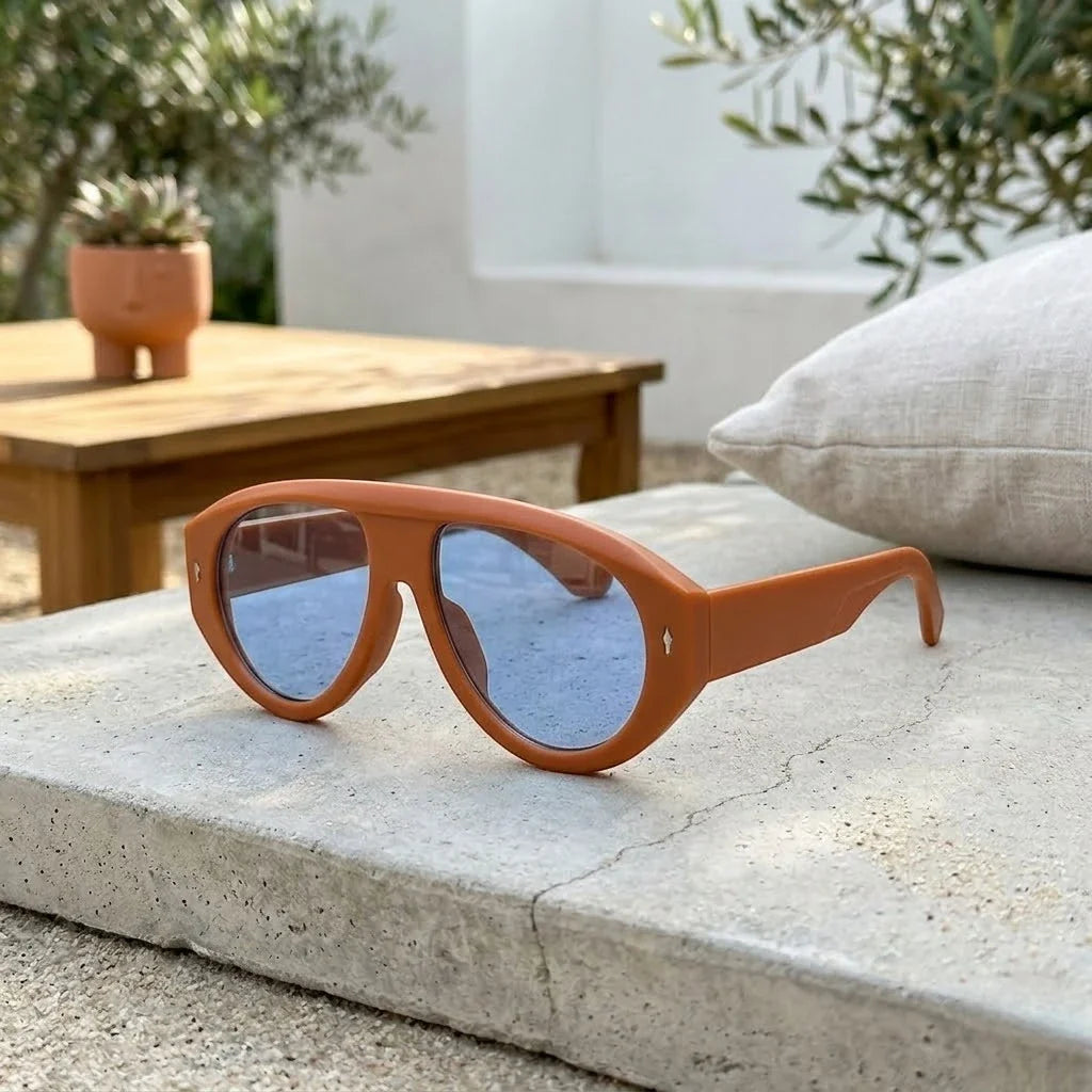 NAPOLI | Chunky Aviator Sunglasses