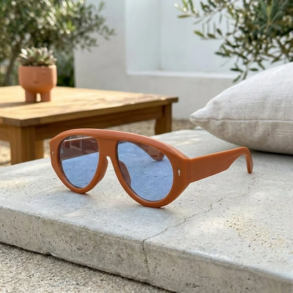 NAPOLI | Chunky Aviator Sunglasses