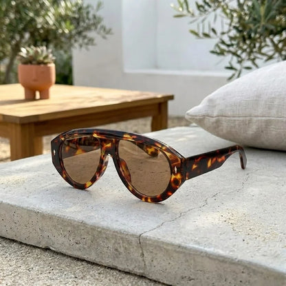 NAPOLI | Chunky Aviator Sunglasses
