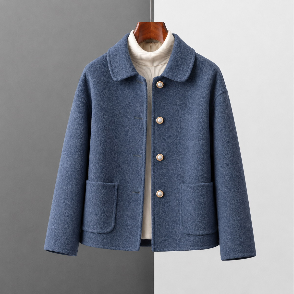 Clara Cashmere Crop Coat