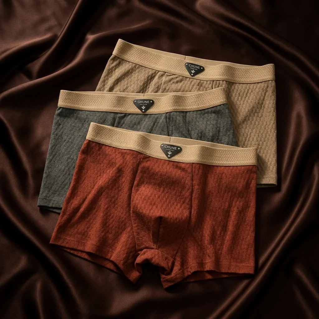 Sutton Organic Cotton Boxer Briefs (3pc Set)